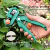Fruit Tree Secateurs Pruning Shears Grafting Branch Cutter Tools Kit (A)