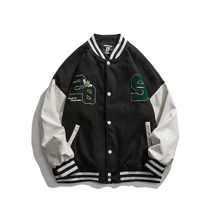Letterman Jacket Outfit Senior Jackets Varsity Baseball Coat Sports Jacket Men's Casual Jacket Men's