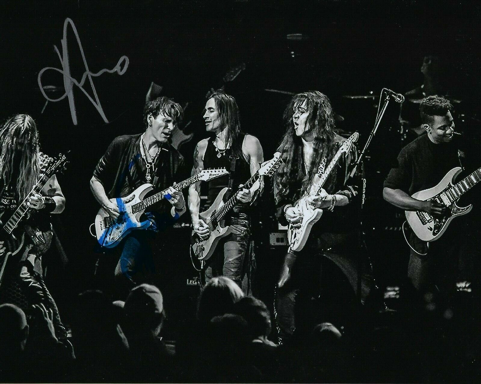 GFA G3 Guitarists * STEVE VAI & NUNO BETTENCOURT * Signed 8x10 Photo Poster painting COA