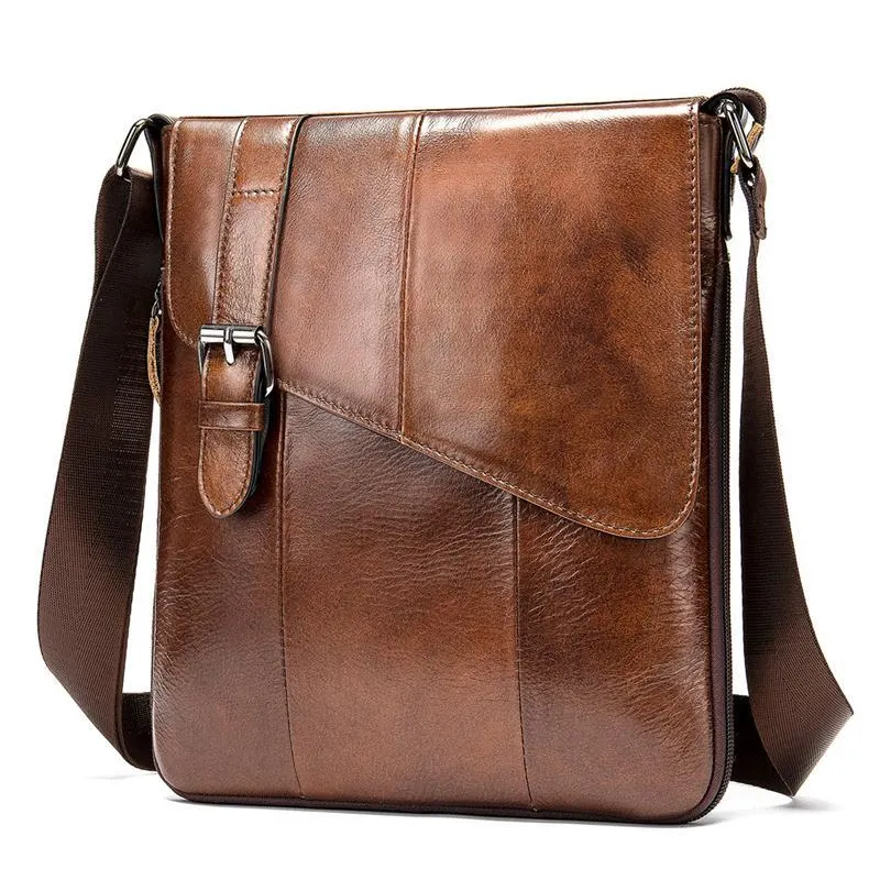 Durable Leather Stitching Crossbody Bags