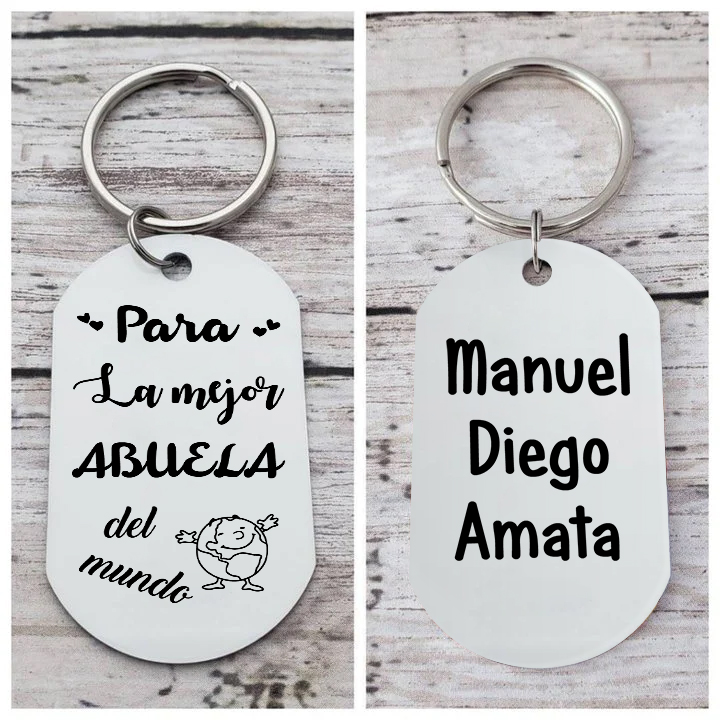 Llavero Personalizado Circular Para Mamá