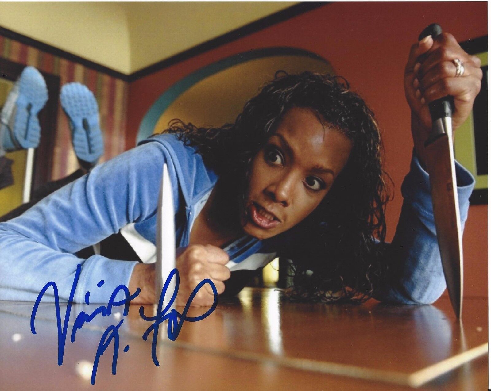 ACTRESS VIVICA A. FOX HAND SIGNED KILL BILL VOLUME 1 8X10 Photo Poster painting W/COA