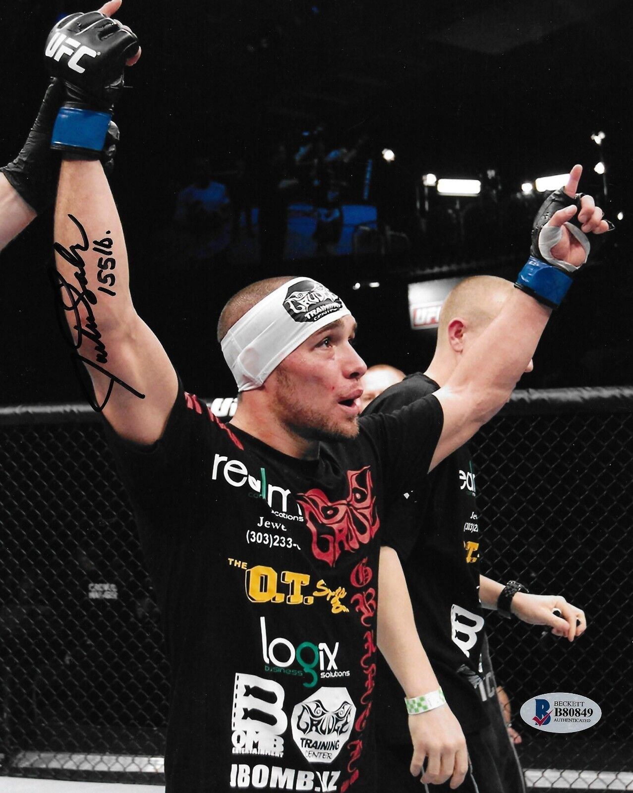 Justin Salas Signed 8x10 Photo Poster painting BAS Beckett COA UFC Picture Autograph Fight Night