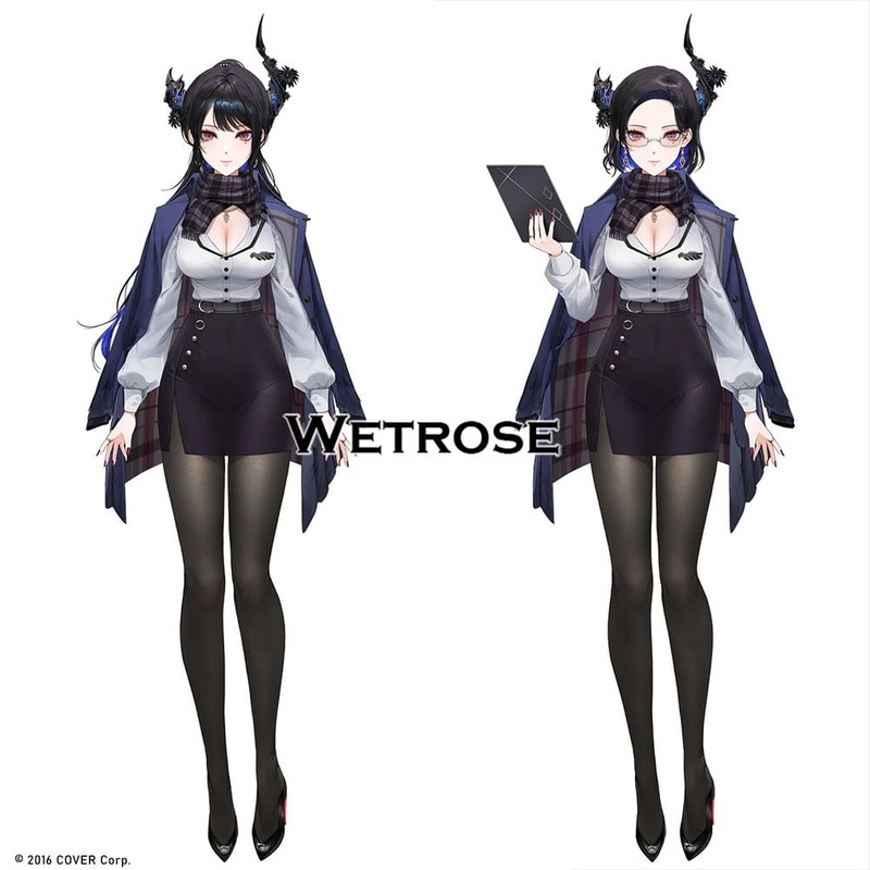 [Deposit Poll] Wetrose Hololive EN Nerissa Ravencraft OL Office Uniform Cosplay Costume