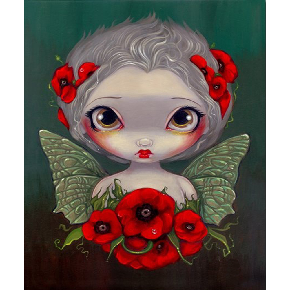 

Big Eyes Doll - Round Drill Diamond Painting - 30*40CM, 501 Original