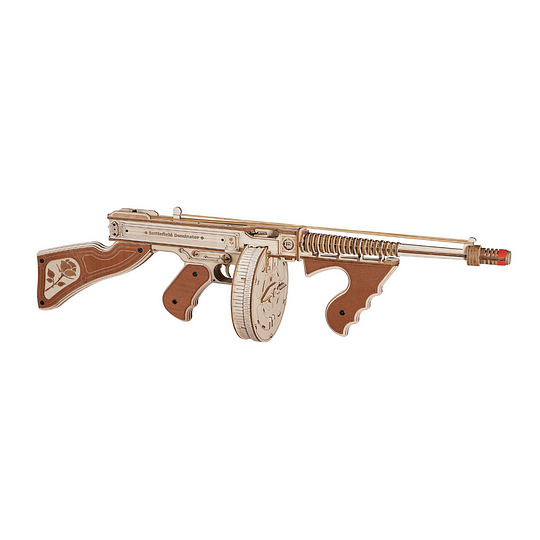 ROKR Thompson Submachine Gun Toy 3D Wooden Puzzle LQB01 | Robotime Online