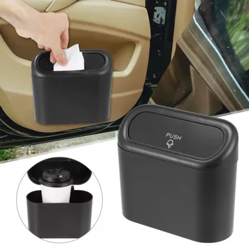 Dronehint 1Pc Car Interior Parts Trash Bin Door Hanging Trash Rubbish Garbage Storage Box (For: Acura) Parts