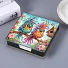Abstract Birds PU Diamond Painting Notecard Box 5D DIY Diamond Art Note Box