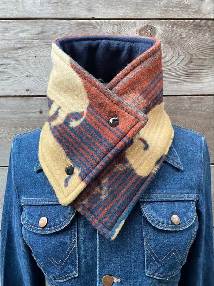 Retro Aztec ART Print Scarf