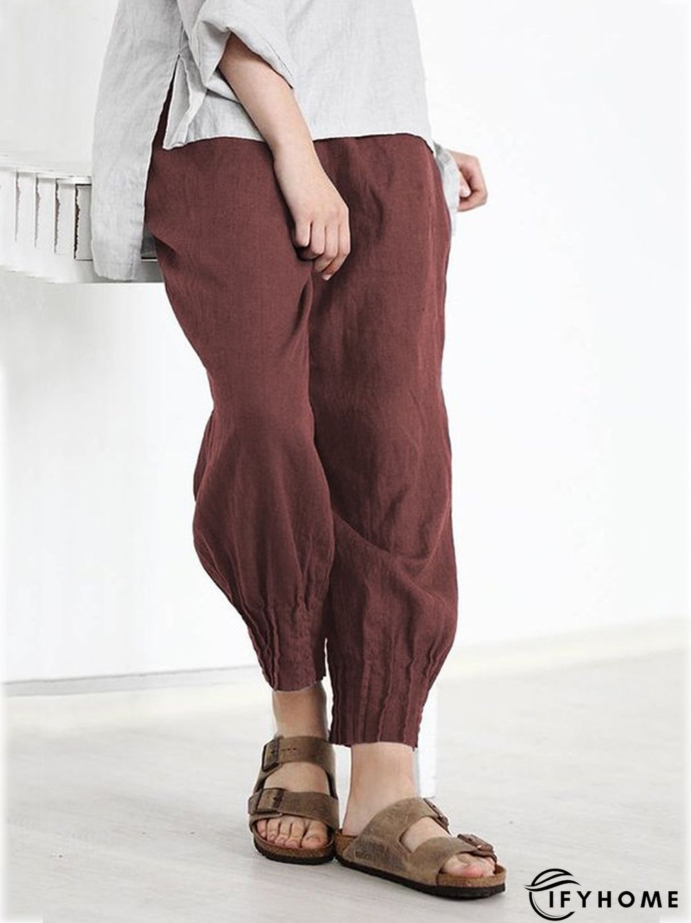 Casual Solid Pants | IFYHOME