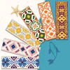 6pcs Mandala-DIY Stamped Cross Stitch Bookmark 47x28cm (Single-Sided)