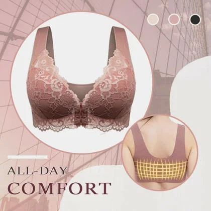 LB FRONT CLOSURE '5D' SHAPING PUSH UP COMFY Wireless BRA(BUY 1 GET 2 FREE)