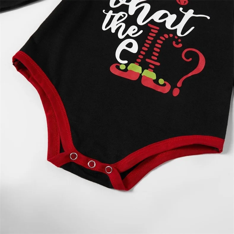 Christmas Elf Print Buffalo Plaid Family Matching Pajamas Sets (with Pet Dog Clothes)