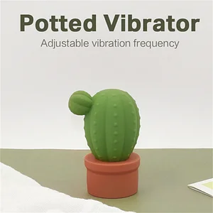 Cute Cactus Clit Stimulator Vibrator