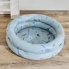 Inflatable Swimming Pool Baby  Outdoor Paddling Pool (Beige 90cm diameter)