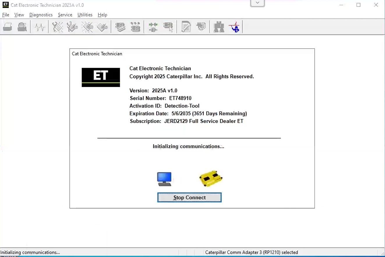 CAT ET software 2025