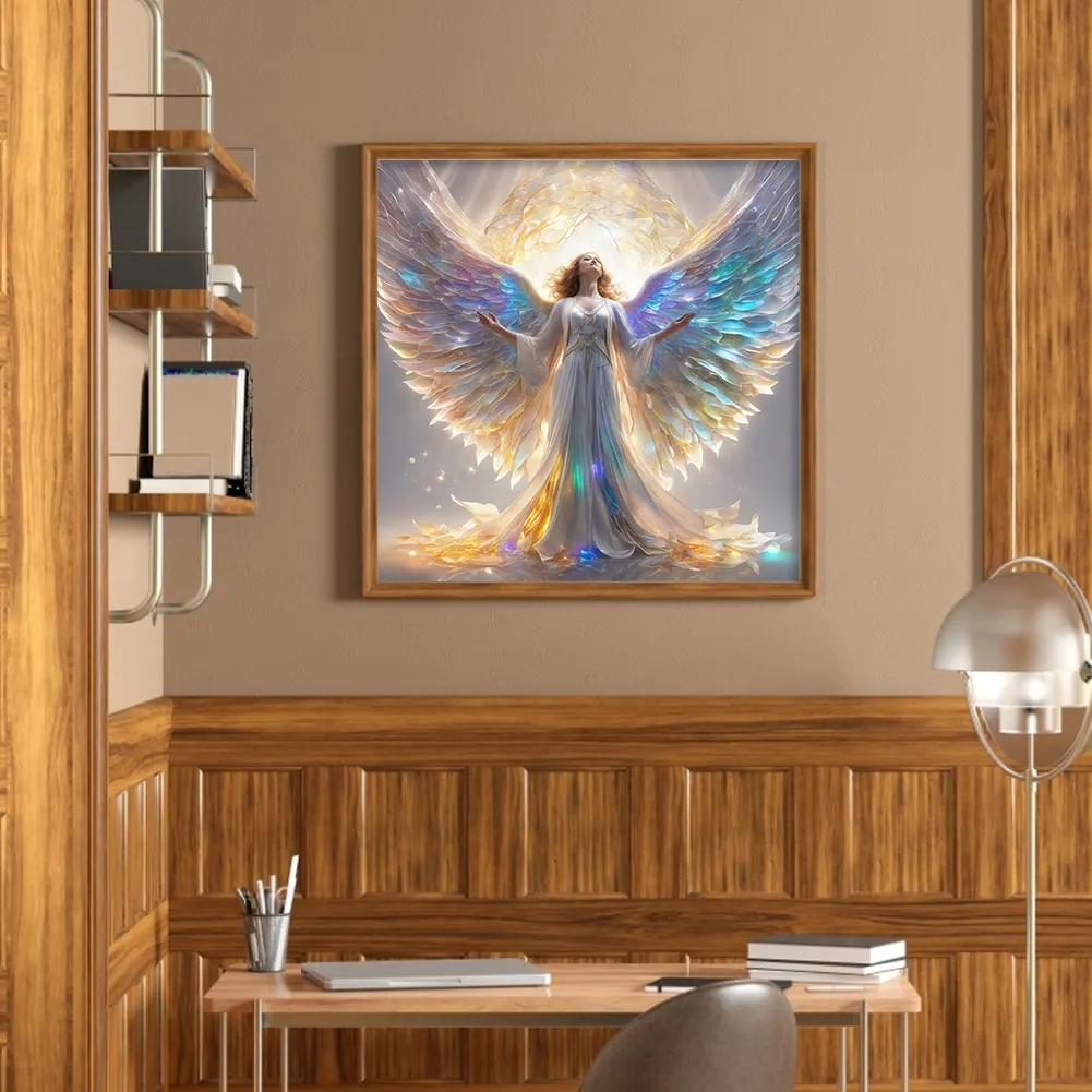 Diamond Painting - Full Round Drill - Winged Angel(Canvas|40*40cm)