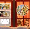 XMAS DIY Acrylic Special Shape Diamond Painting Hanging Pendant Hanging Kit