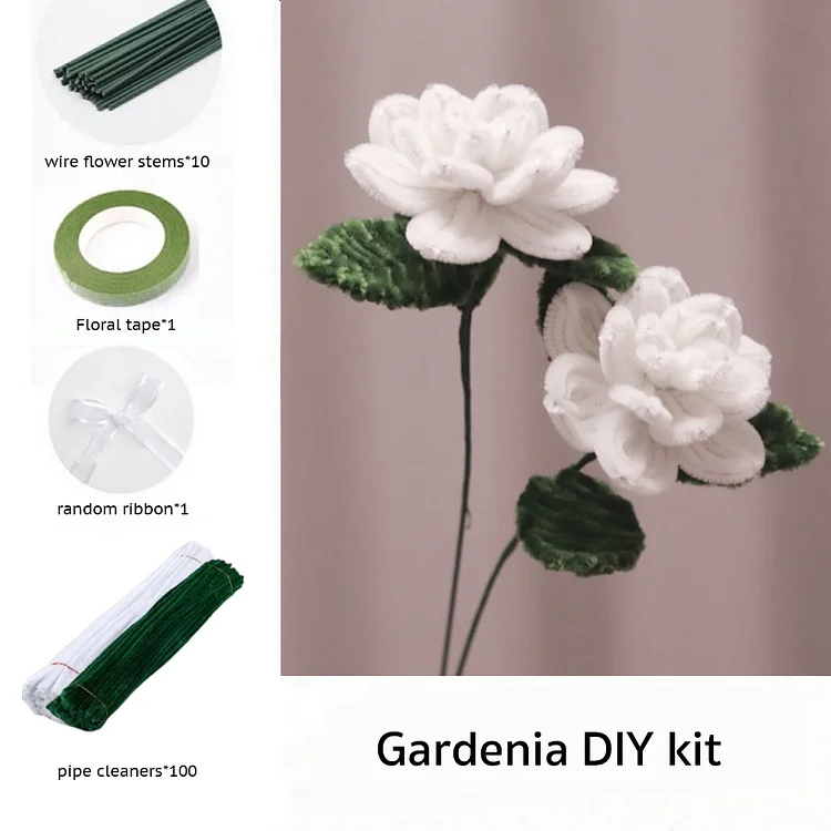 DIY Pipe Cleaners Kit - Gardenia