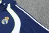 Real Madrid 25-26 1/4 Zip Tracksuit Royal Blue Retro Version Chandal