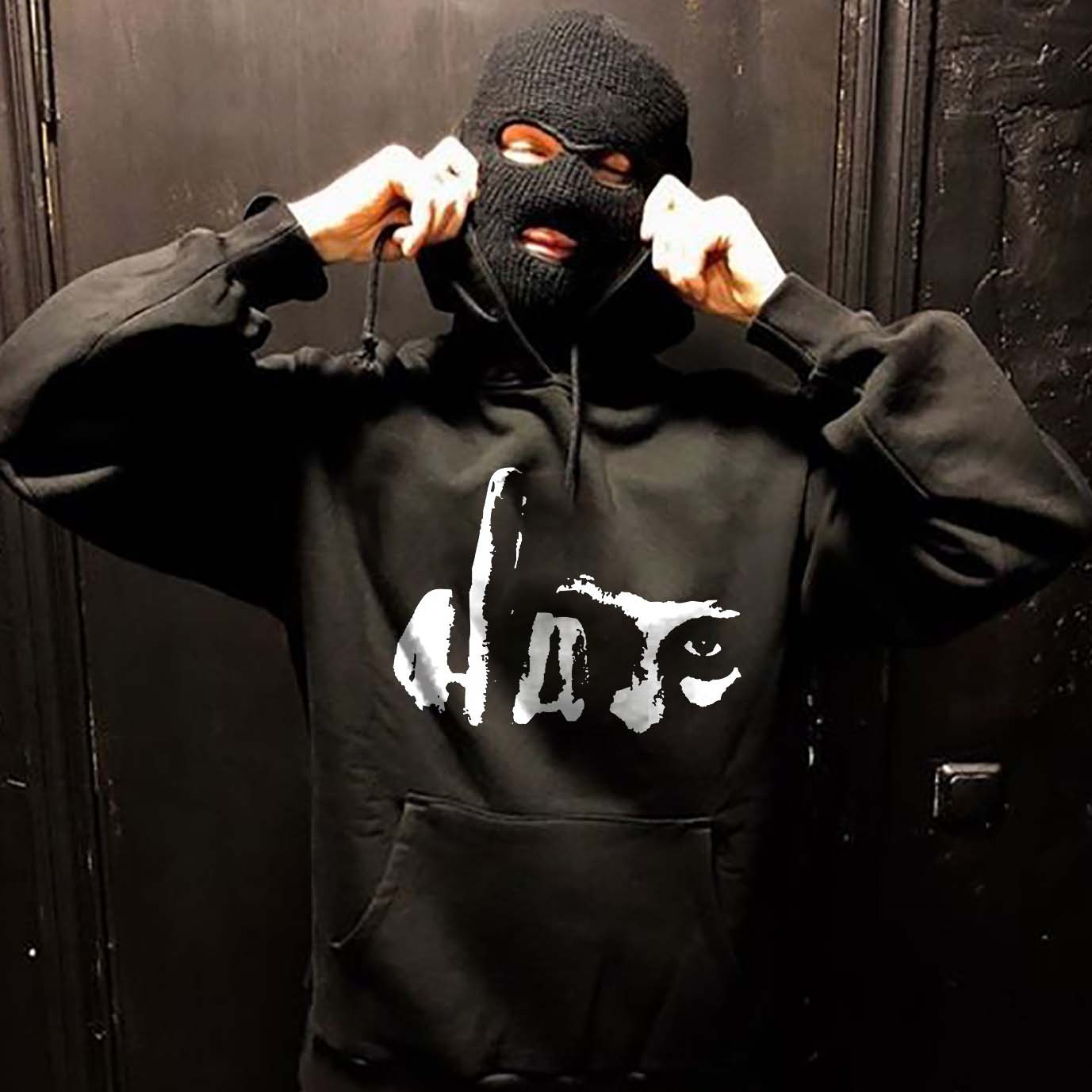 Despise You Printed Men's Casual Hoodie