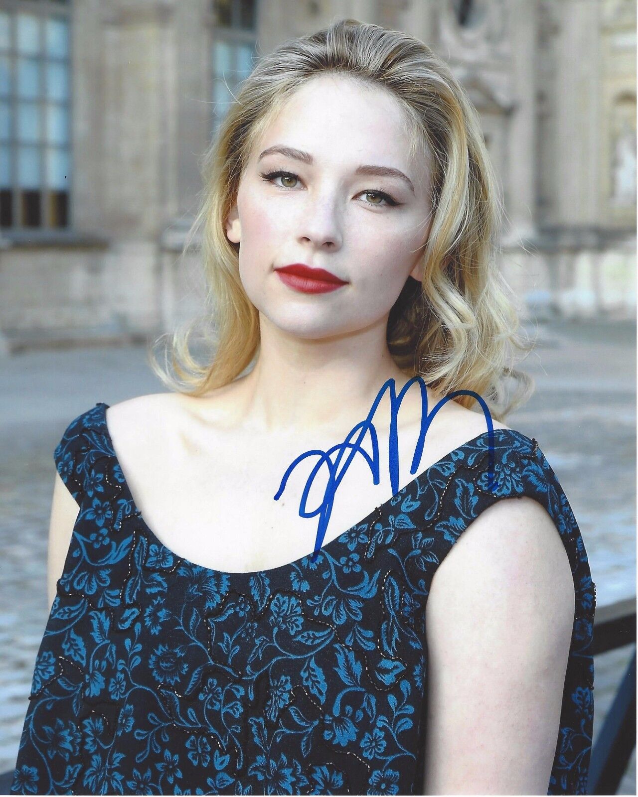 ACTRESS HALEY BENNETT SIGNED THE GIRL ON THE TRAIN 8X10 Photo Poster painting A W/COA EQUALIZER