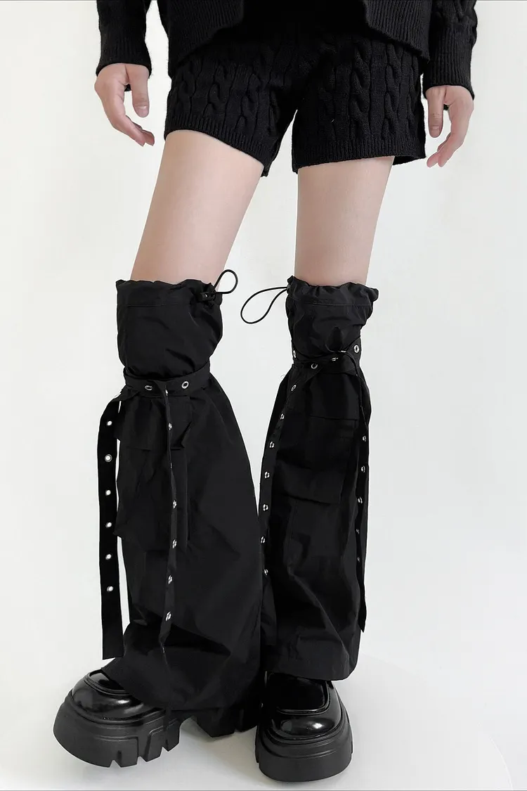 Drawstring Adjustable Cargo Leg Socks