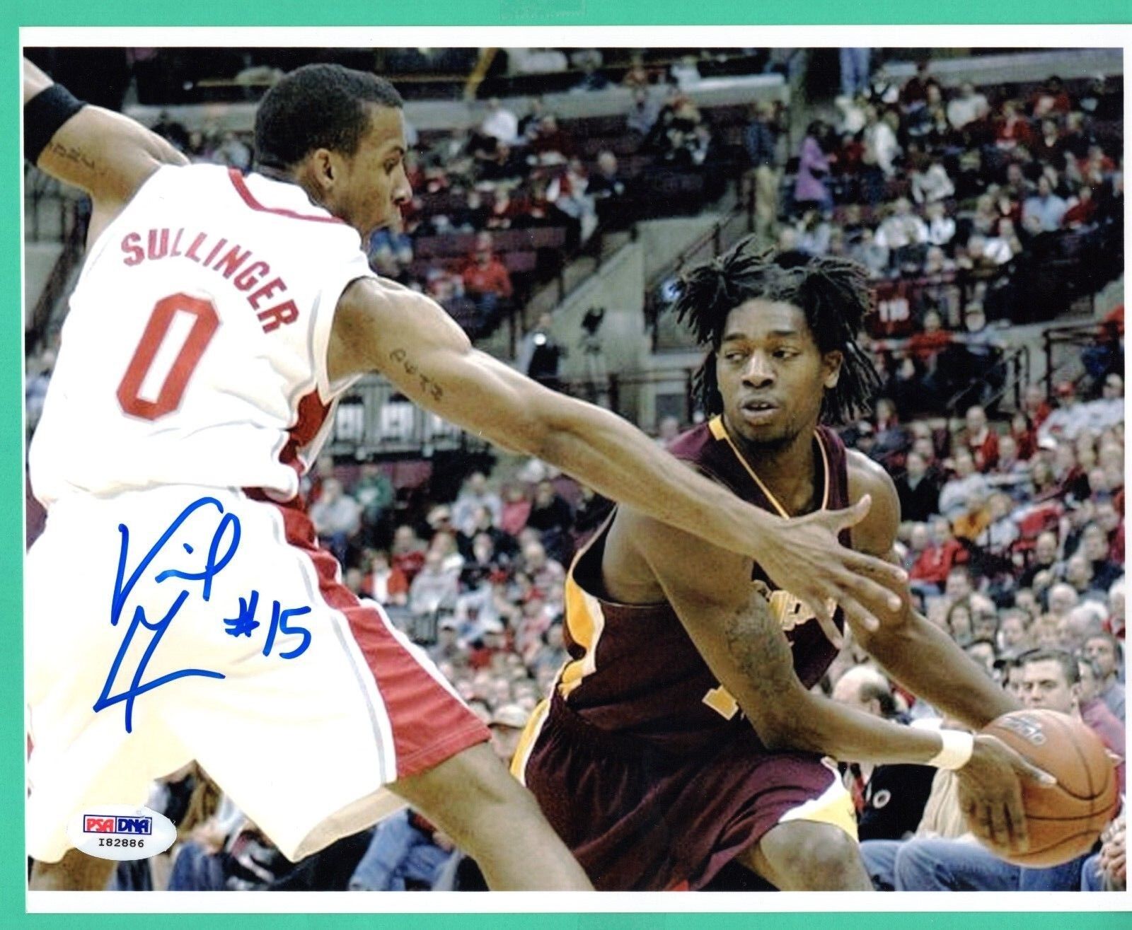 Vincent Grier Basketball Minnesota Hand Signed Autograph 8x10 Photo Poster painting PSA/DNA COA