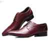 Vintage Business Brogue Oxford Leather Shoes for Men