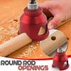 Right Angle Punching Guide Locator w/ 6/8/10 MM Drill Sleeve for Carpentry Tools