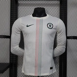 2025/2026 Long Sleeve Player Version Chelsea Away Football Shirt 1:1 Thai Quality