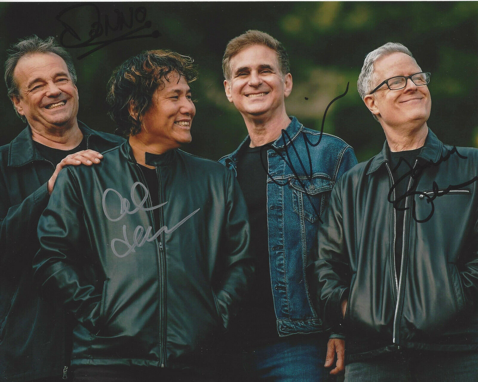 THE RUBINOOS BAND SIGNED AUTHENTIC 8X10 Photo Poster painting POWER POP LEGENDS w/COA PROOF X4