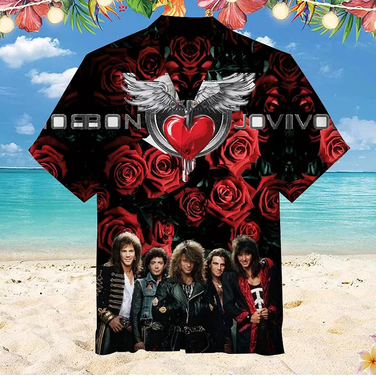 Bon Jovi | Unisex Hawaiian Shirt