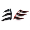 1 Pair Car Rear Bumper Canards for Benz W176 A200 A250 A260 A45 (Glossy Black)