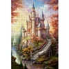 Disney Castle-16CT Stamped Cross Stitch 40*60cm/15.75*23.62in(Big Size)