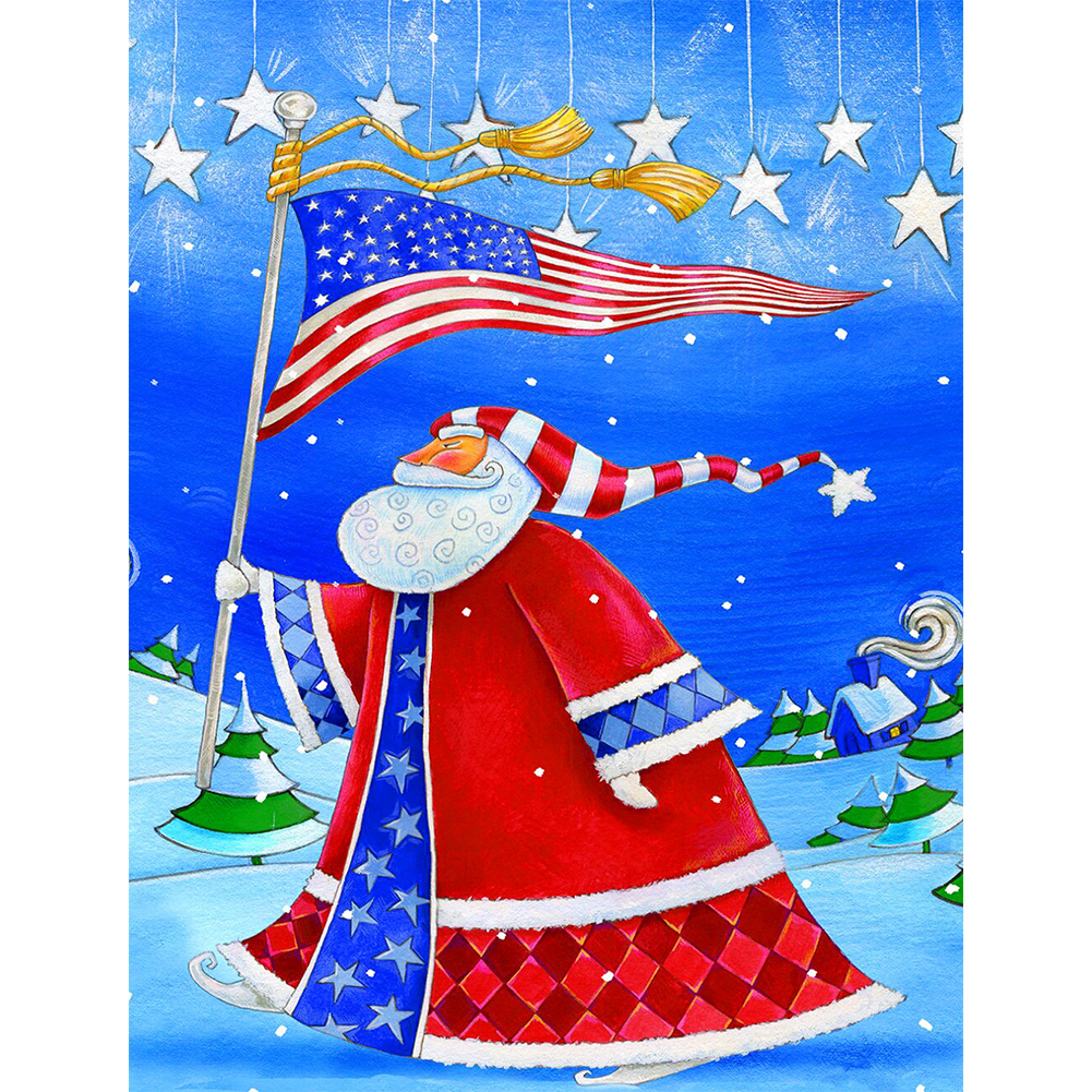 

Santa - Round Drill Diamond Painting - 30*40CM, 501 Original