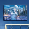 (70*50cm)Snow Mountain - Full Square Drill Diamond Painting
