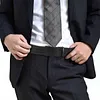 Leather Ratchet Belt With Adjustable Buckle