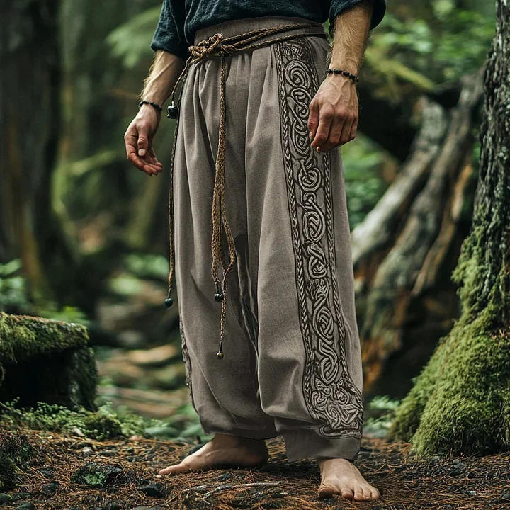  Embroidered Wide-Leg Trousers for Outdoor Adventures-inspireuse