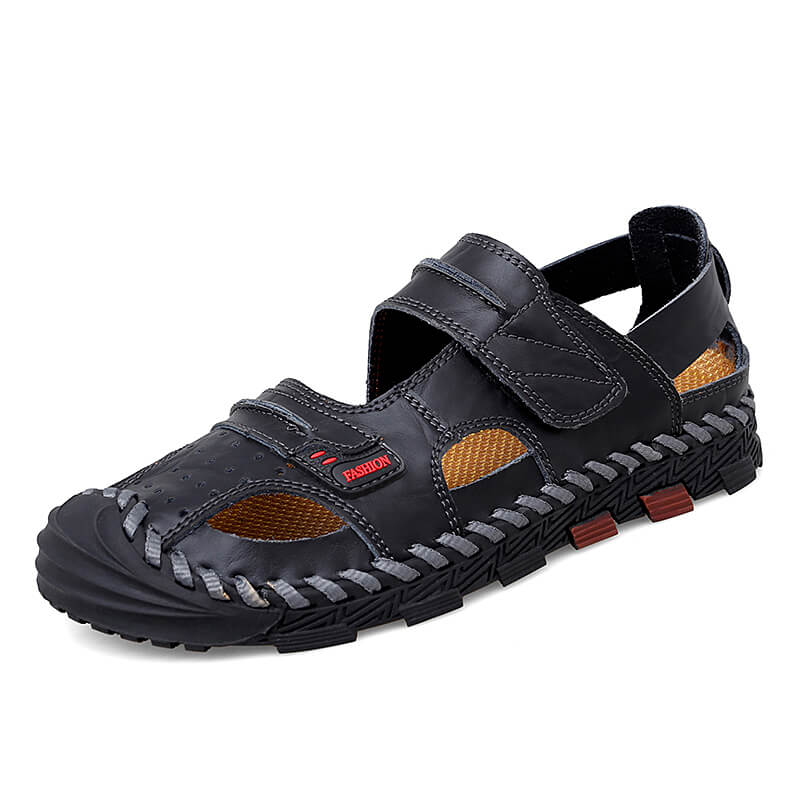 Men's Casual Sport Sandals Leather Outdoor Water Shoe