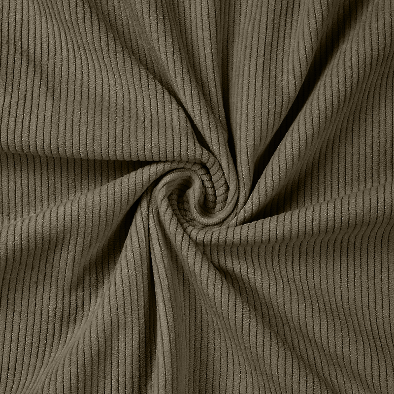 Cotosen Original Design Men's Corduroy Patchwork Color Block Casual Stand Collar Henley Sweatshirt