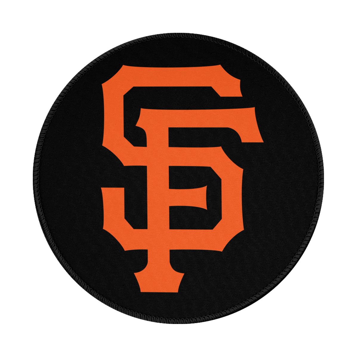 San Francisco Giants Cap Insignia Round Non-Slip Thick Rubber Modern Gaming Mousepad