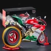 1/9 Motorcycle Model With Engine Startup, Throttle Control, And Exhaust Spray Simulation, Die-Cast Motorcycle, Ideal Gift For Men