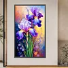 Iris-Peinture diamant foret carr&eacute;-45*75cm (grande taille)