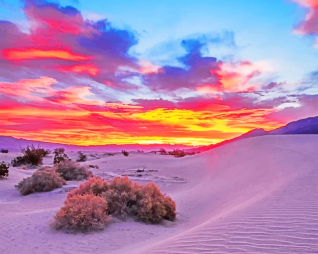

Sunrise Death Valley – Paint By Numbers - 40*50CM, 501 Original
