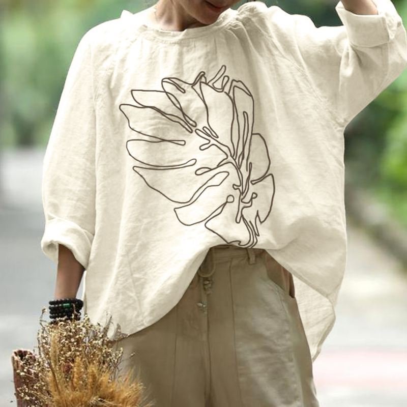 ZANZEA 2022 Fashion High Low Blouse Women Long Sleeve Embroidery Vintage Shirt Casual Loose Tunic Tops Holiday Blusas Oversized