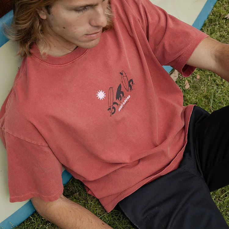 Surfing Printed Unisex T-shirts 704c