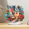 Diamond Painting Acrylic American Flag Ornament Kit for Decoration