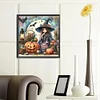 Diamond Painting-DIY Full Round Drill Halloween Pumpkin Girl