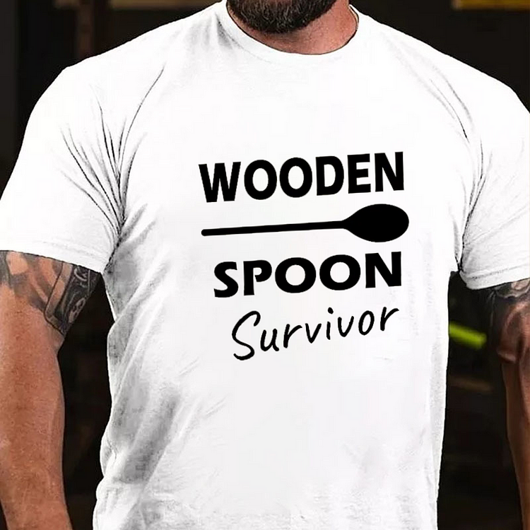 Wooden Spoon Survivor Men's T-Shirt